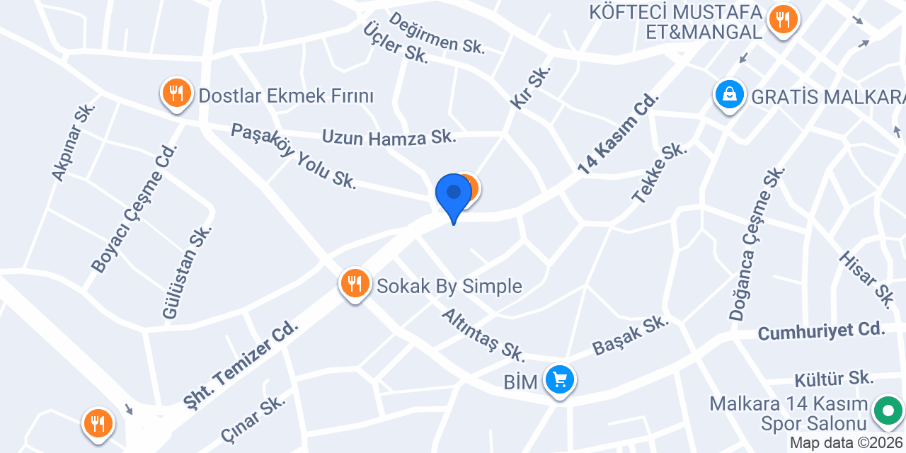 Malkara Elgün Izgara & köfte Salonu konumu