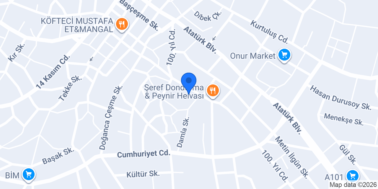 AYAZ VETERİNER KLİNİĞİ konumu