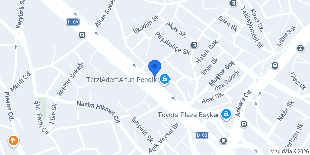 Akbank Pendik E5 Şubesi konumu