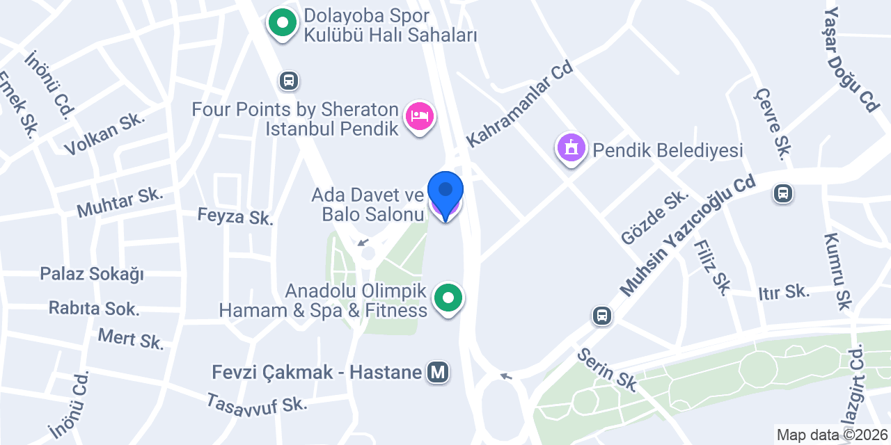 Ada Davet ve Balo Salonu konumu