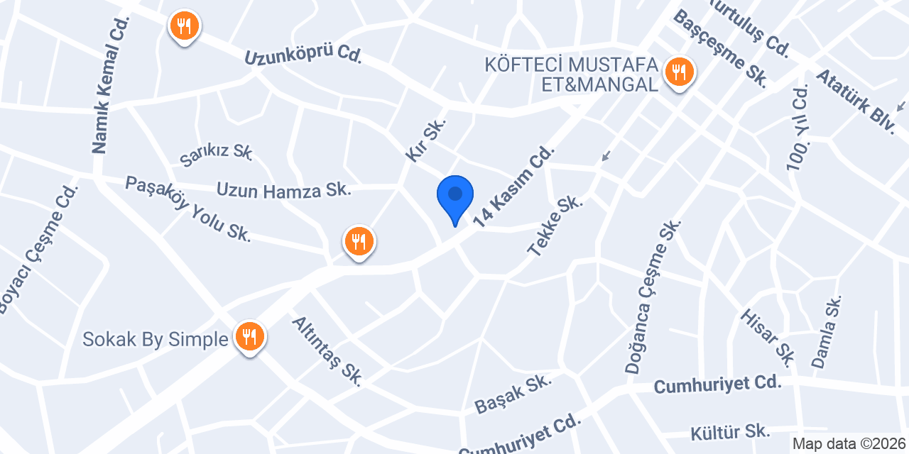 Malkara Tarım Market konumu