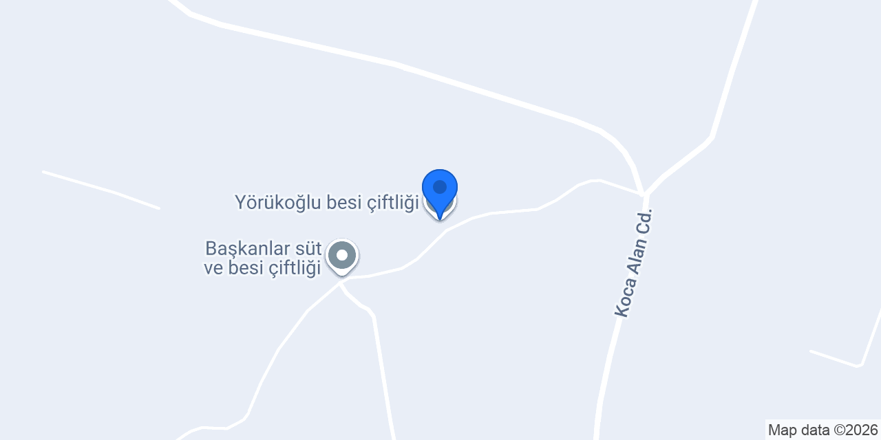 Yörükoğlu besi çiftliği konumu
