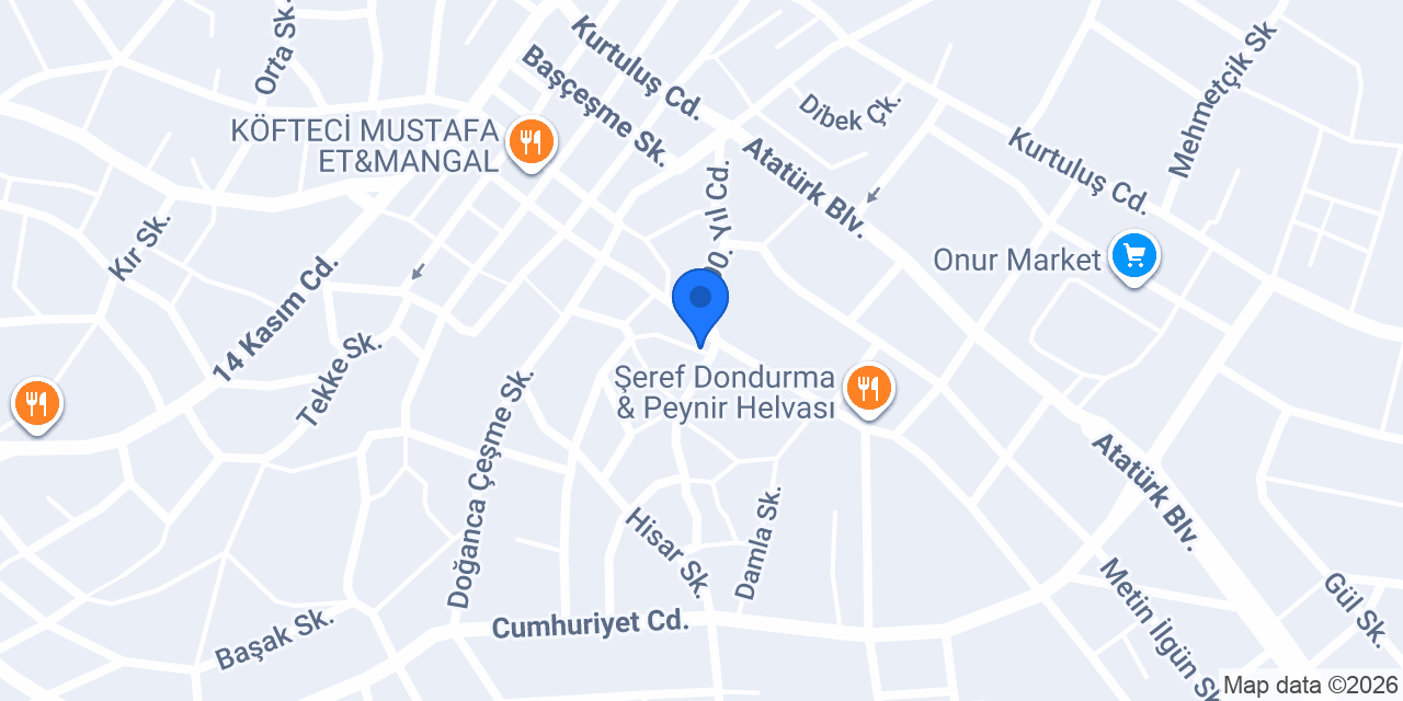 Otel Tokay konumu