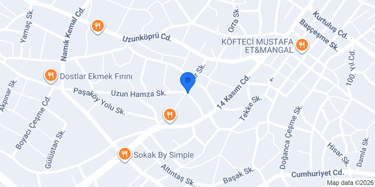Yeni Trend Market konumu