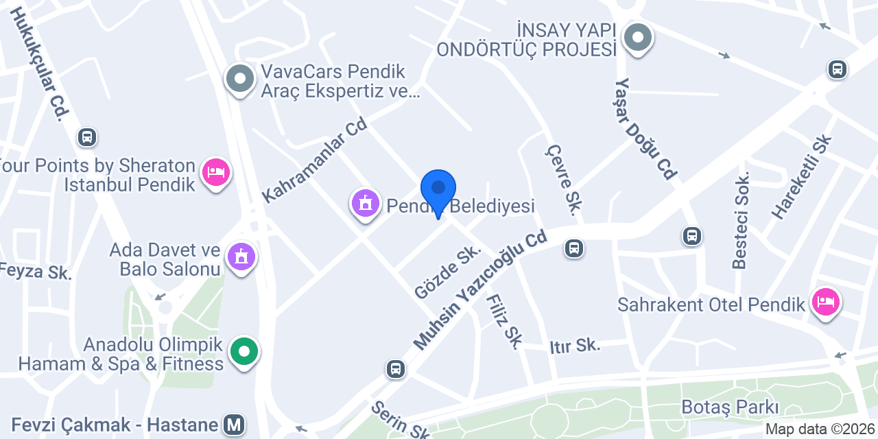 Bay bayan terzi hanesi konumu