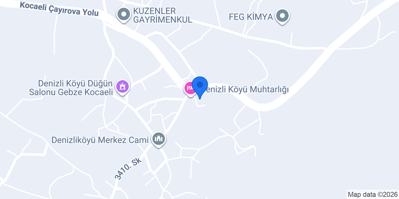 Denizli İlkokulu - Ortaokulu konumu