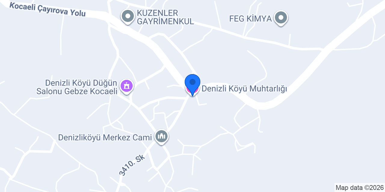 Denizli Köyü Muhtarlığı konumu