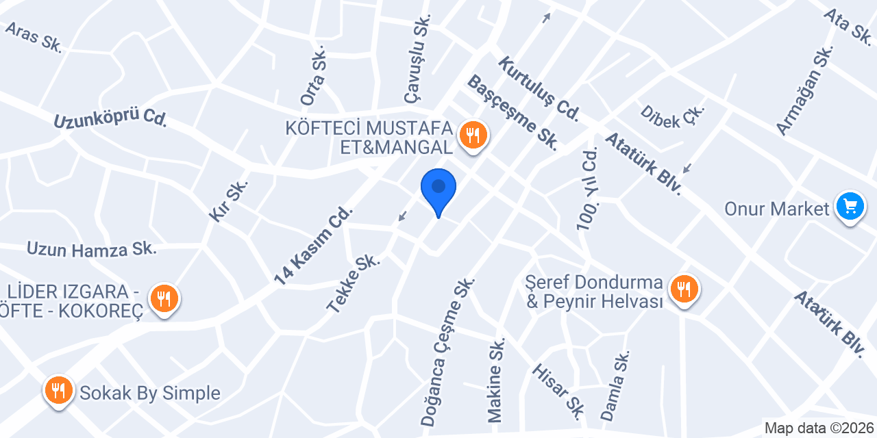 Karadağ Optik konumu