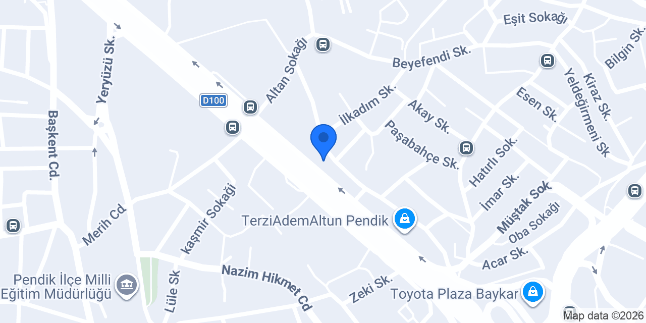 Albaraka Türk Pendik E5 Şubesi konumu