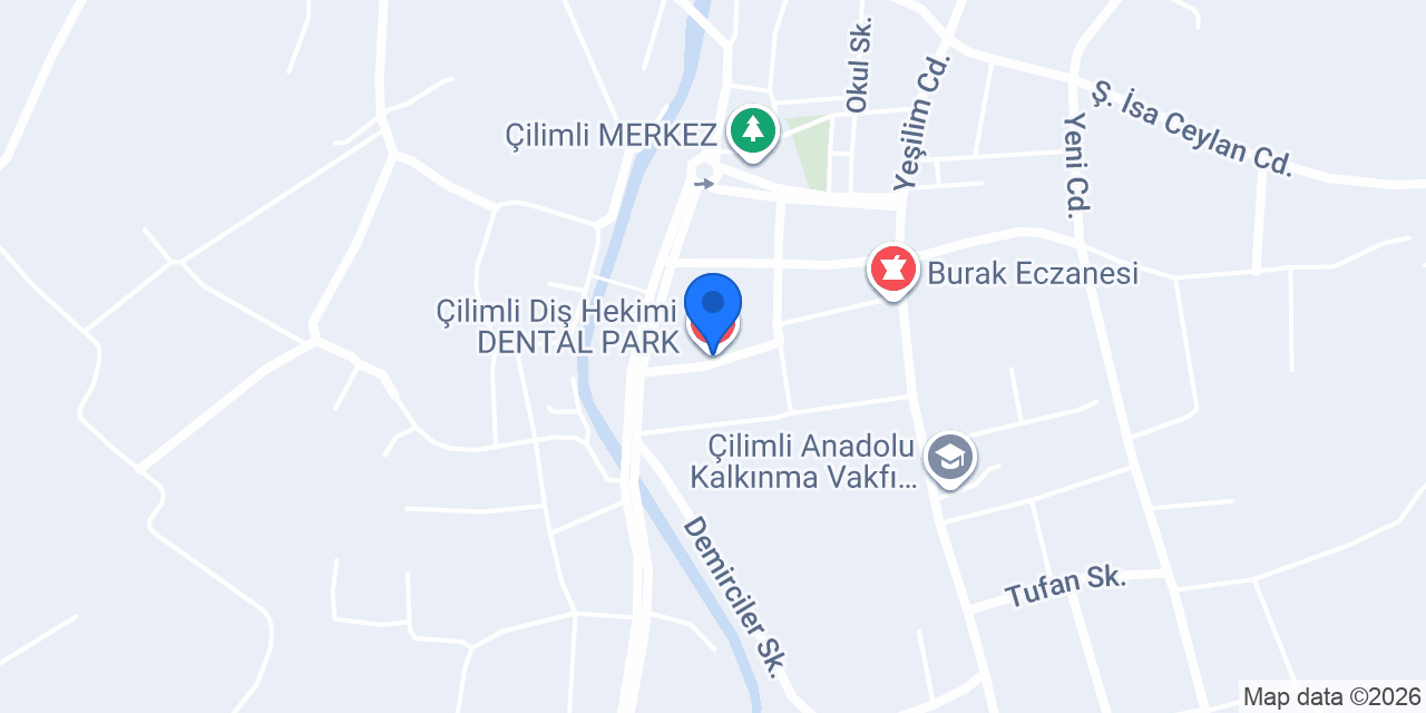 Çilimli Diş Hekimi DENTAL PARK konumu