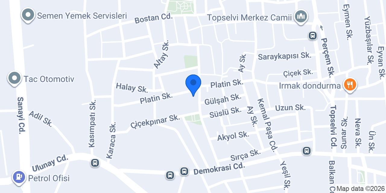 Alex Gece Dönercisi konumu