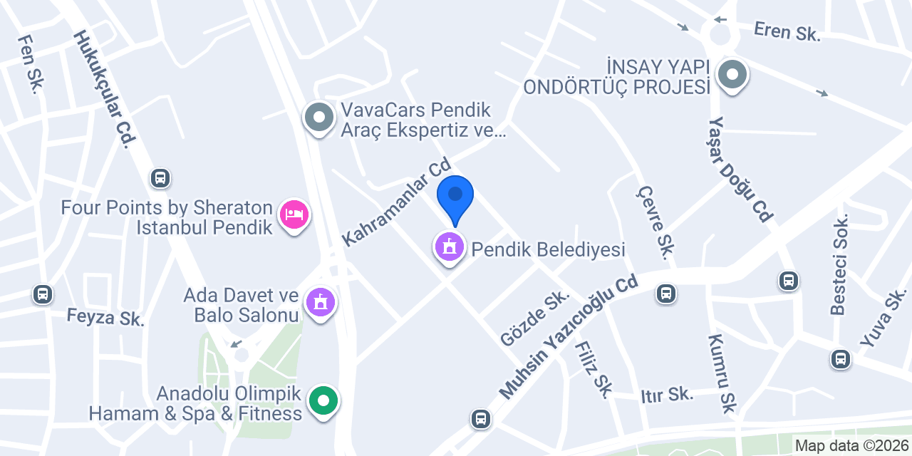 Pendik Esenler Bahçe Cafe konumu