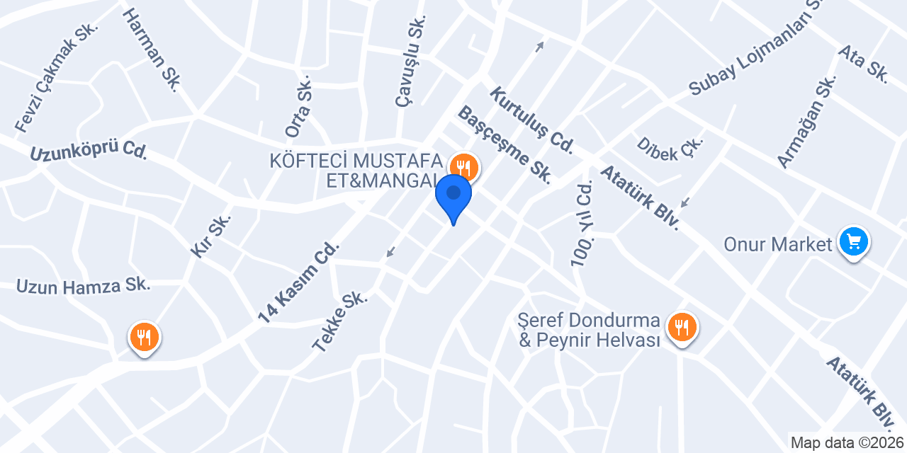 Şok Market konumu