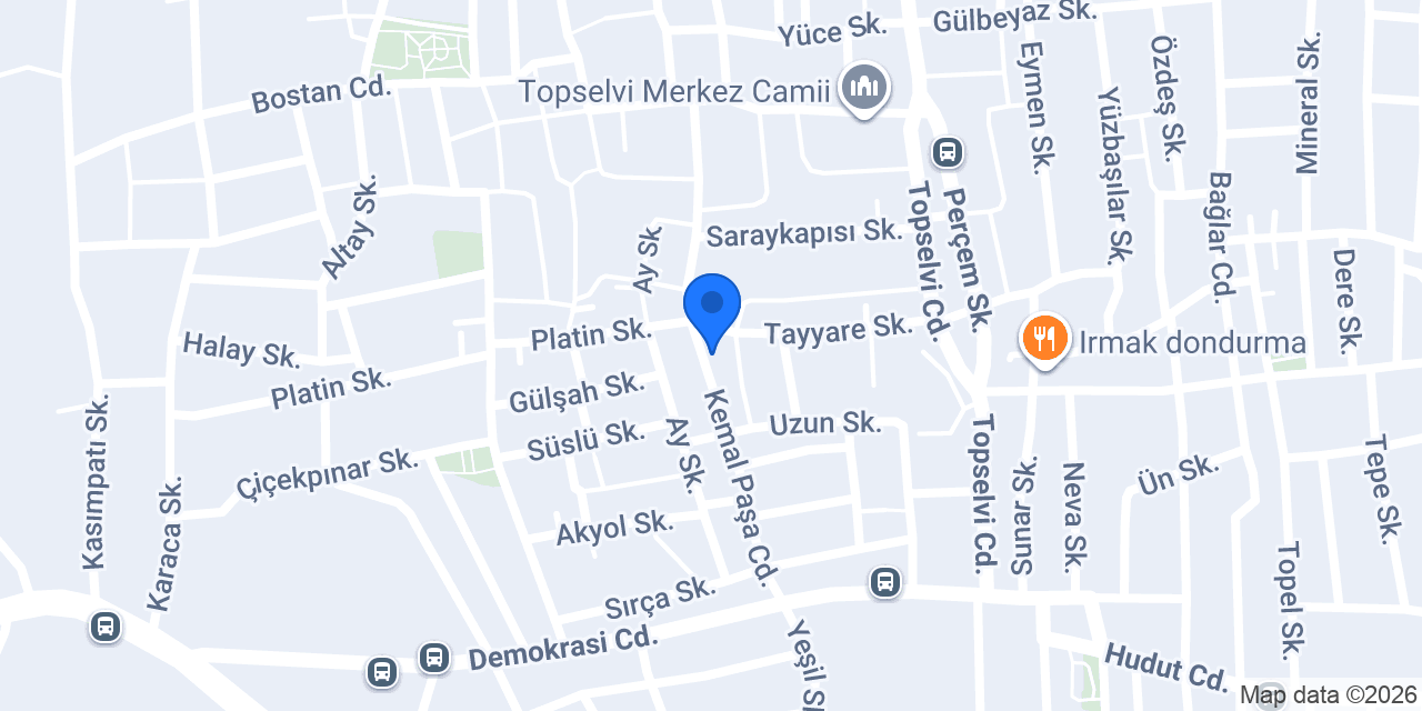 KUT Tatlı Sanatı konumu