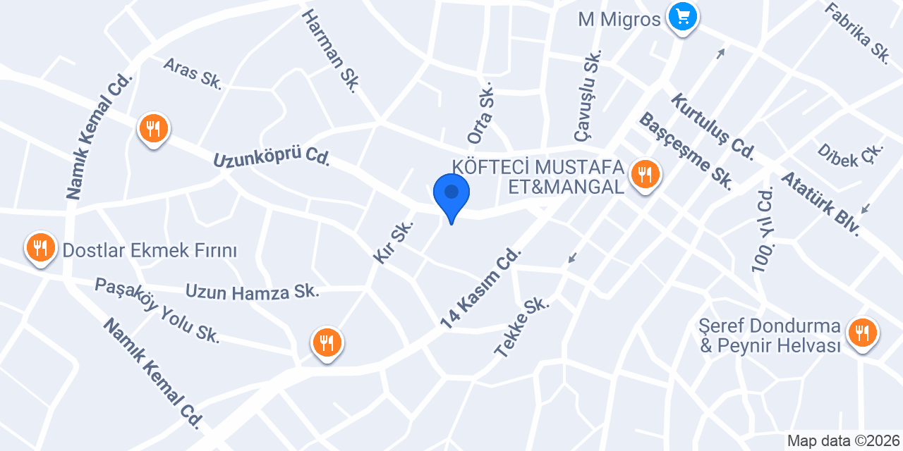 Sevimli lezzetler konumu
