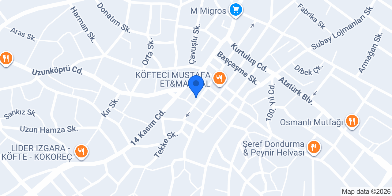 Asya Çiçekçilik konumu