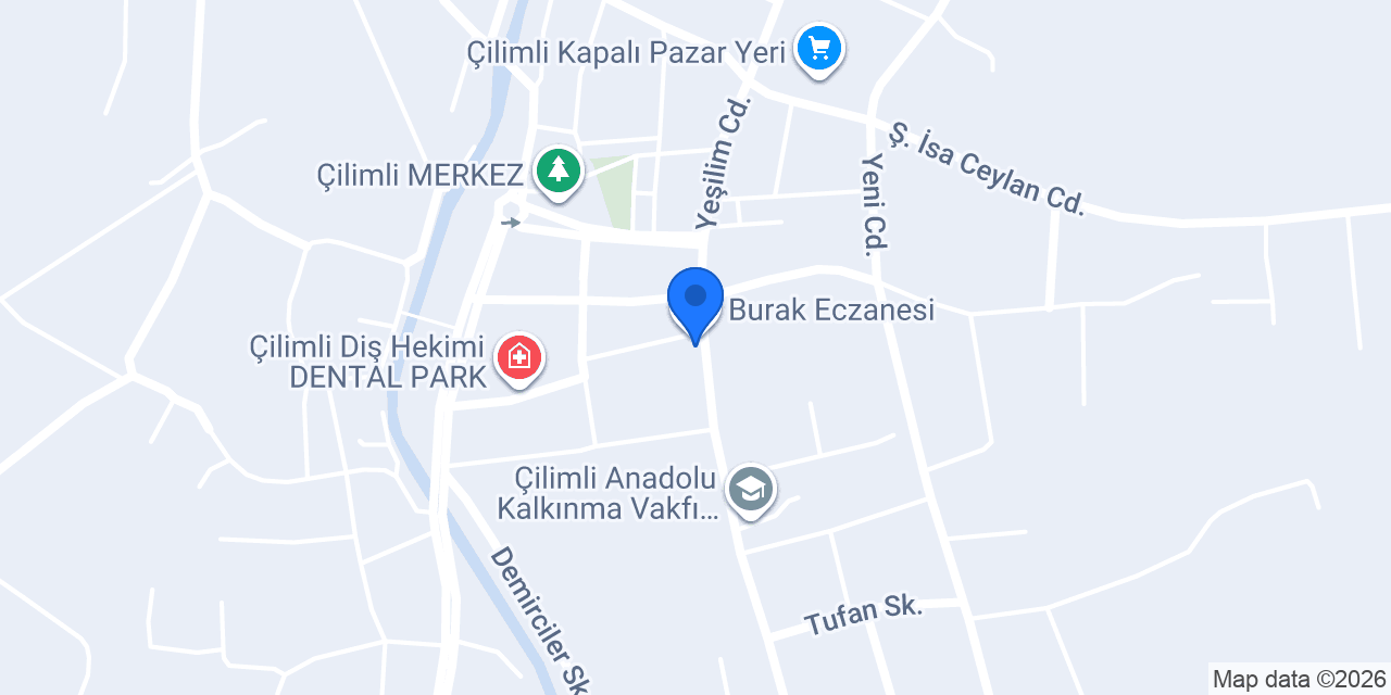 Burak Eczanesi konumu