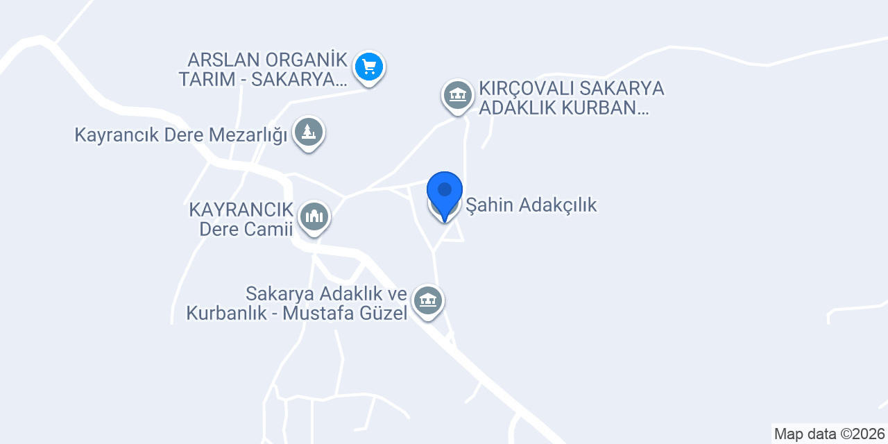 Şahin Adakçılık konumu