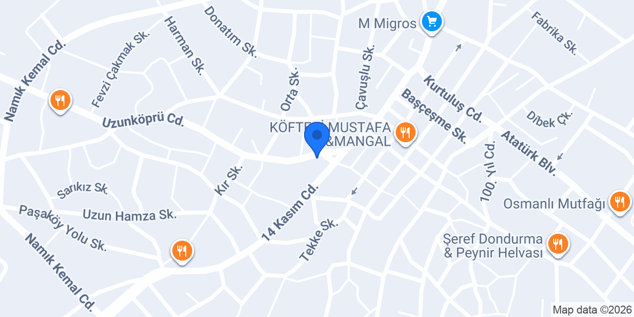 Yurtiçi Kargo Malkara konumu
