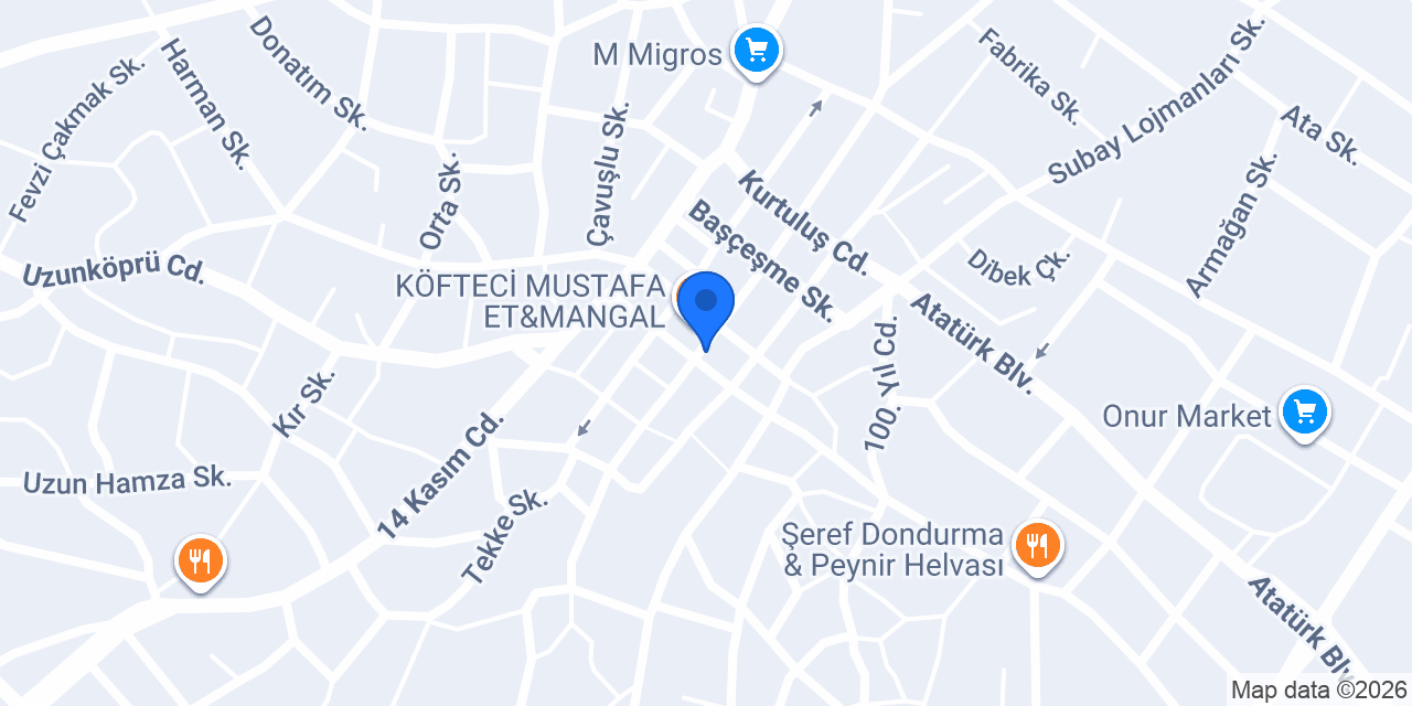 Gerçek mega döner konumu