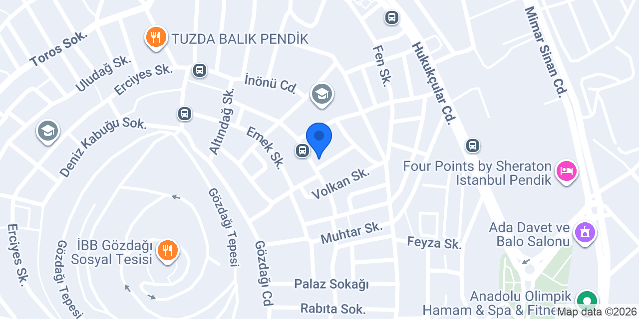 Pendik Su Tesisatçısı konumu