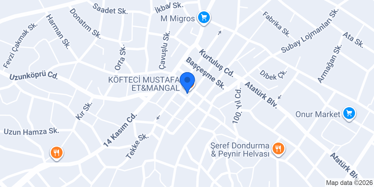 Sağlamtaşlı Köfte konumu