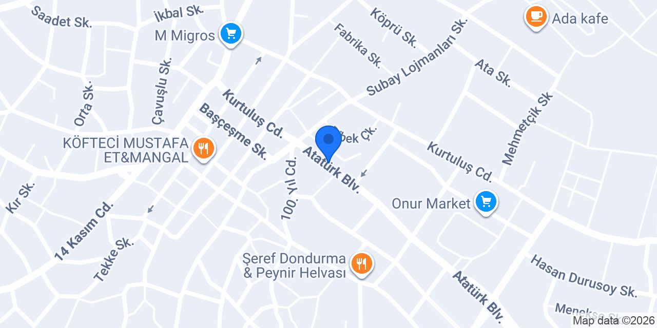 Samsat Çiğköfte Malkara konumu
