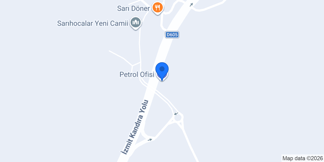Petrol Ofisi konumu