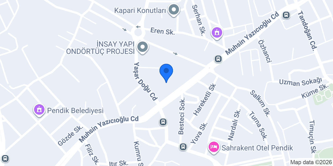 Ziraat Bankası Velibaba-Pendik Şubesi konumu