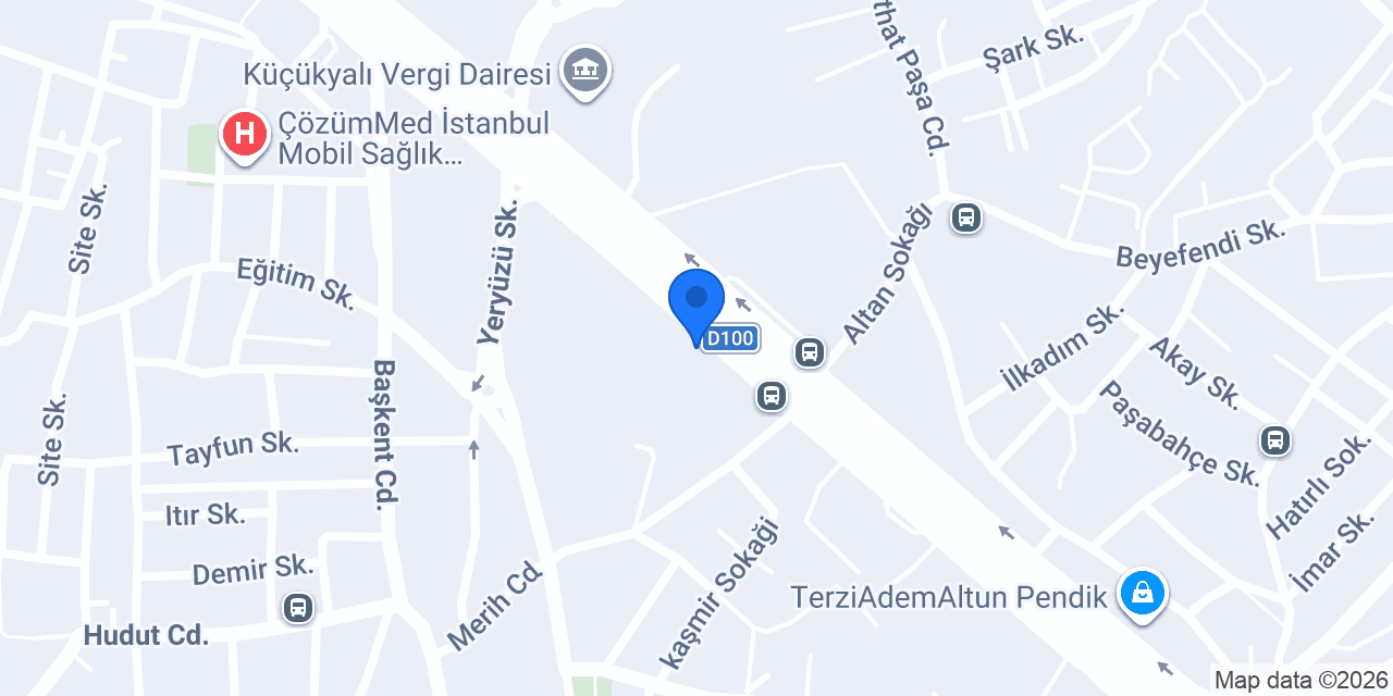 Hatemoğlu Pendik E-5 Outlet konumu