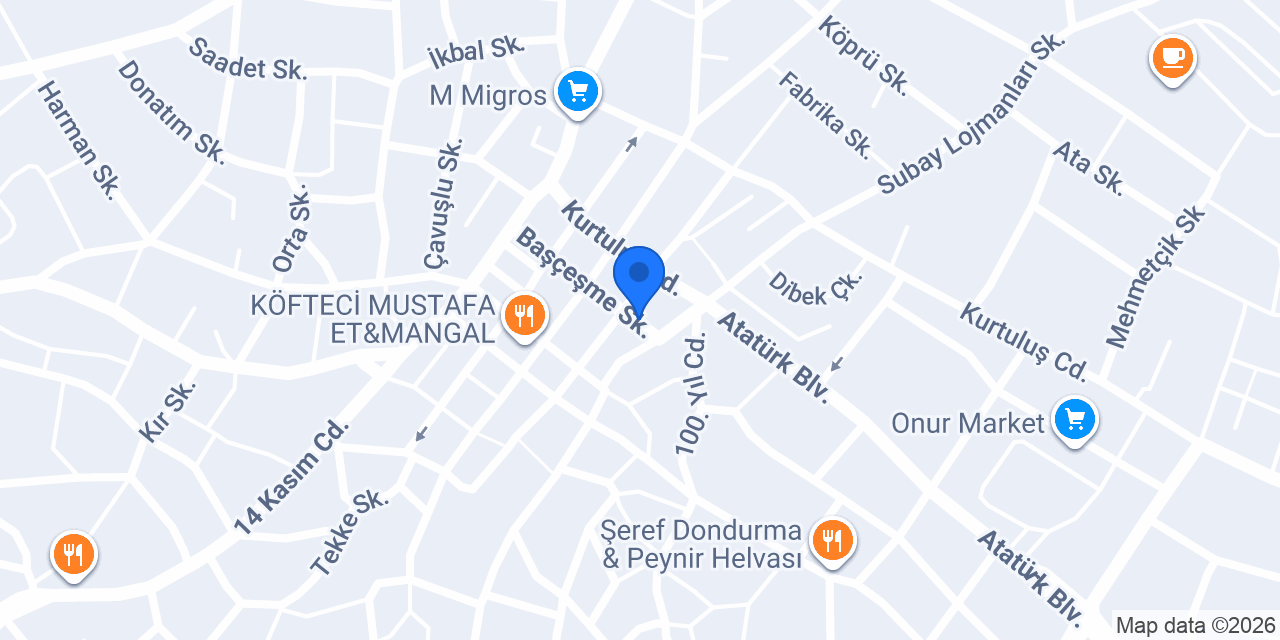 Hatay Döner konumu