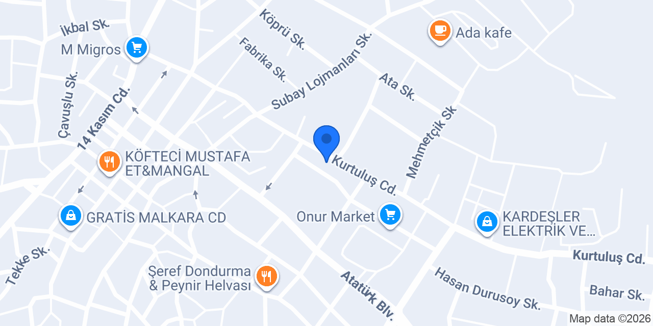 HM Sokak Lezzetleri konumu