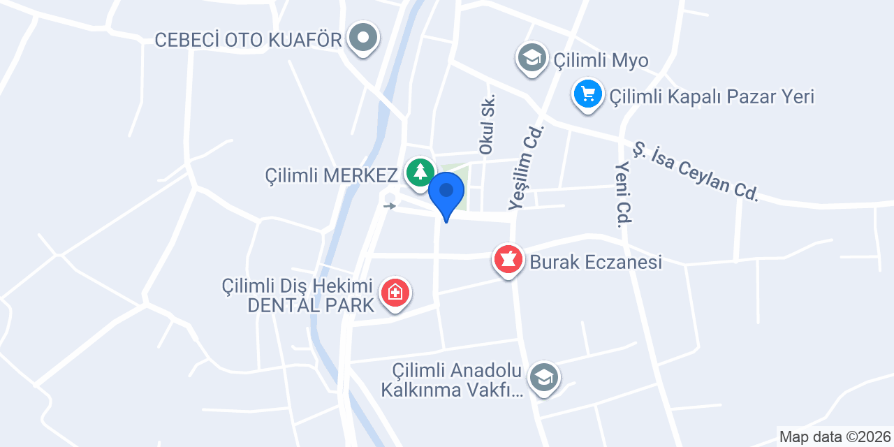 Coşkun Perde Çilimli konumu