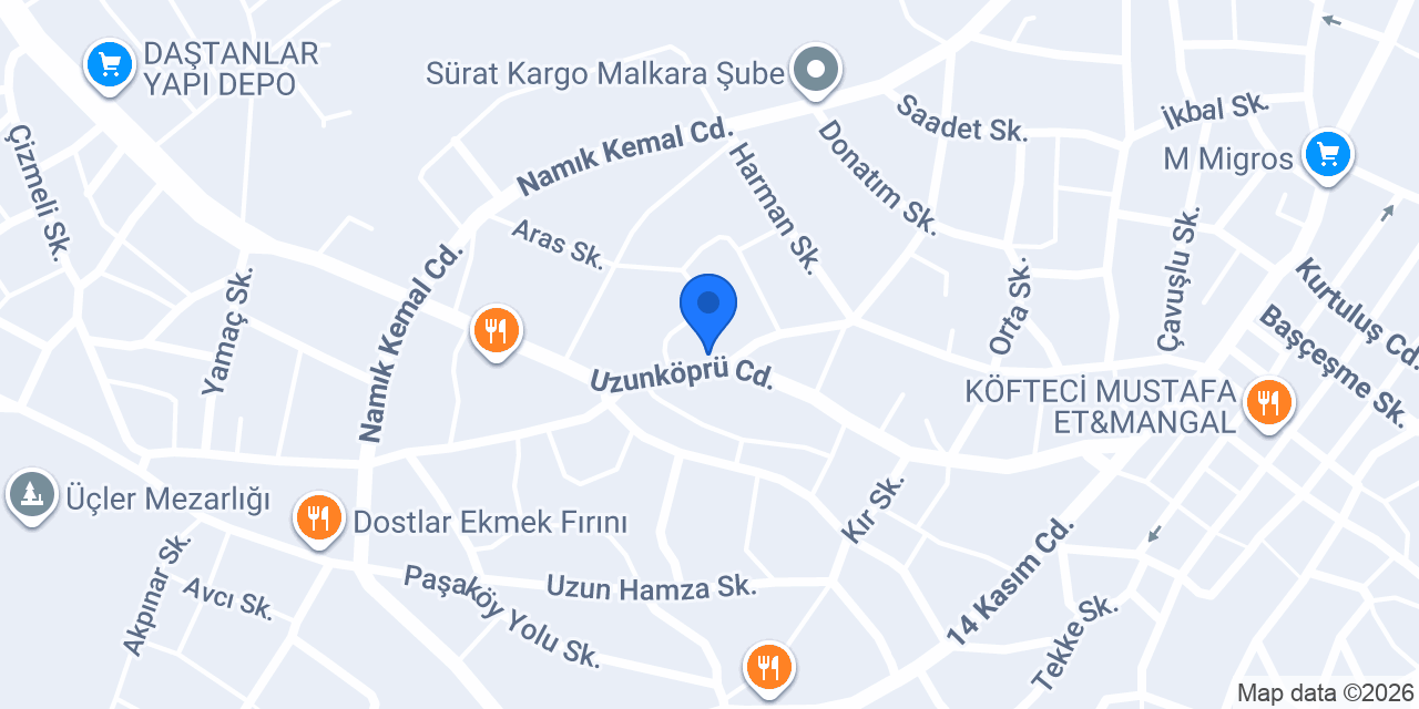 Güneş Tarım Hırdavat konumu
