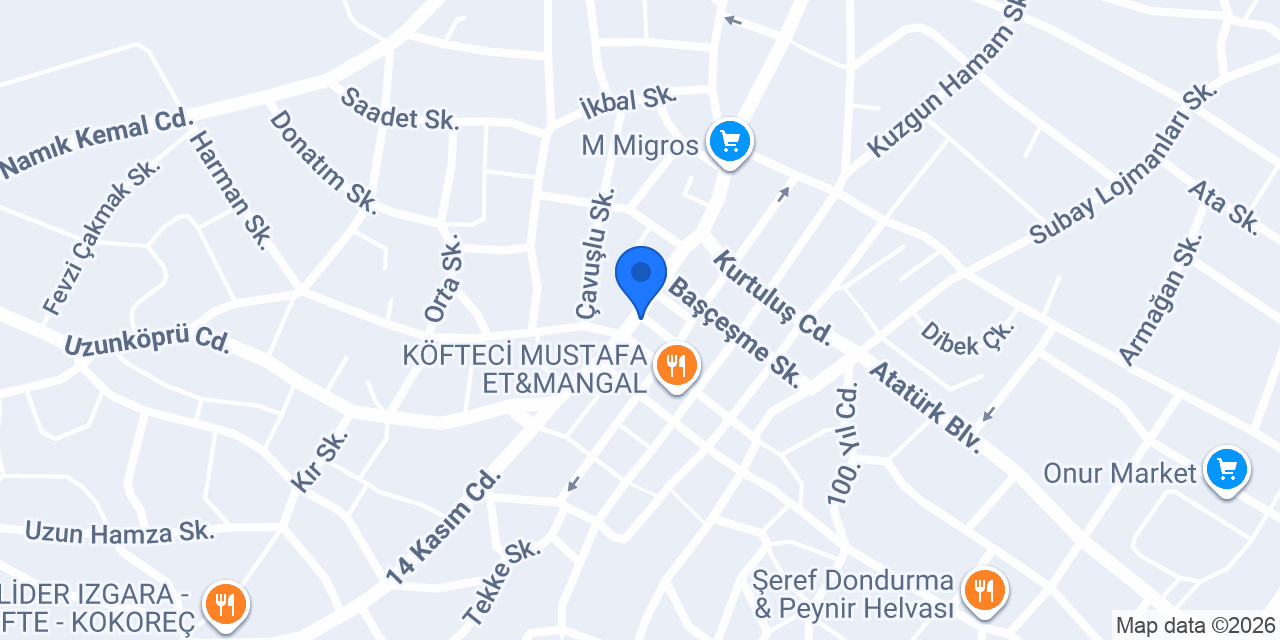 CK Durak Fast Food konumu