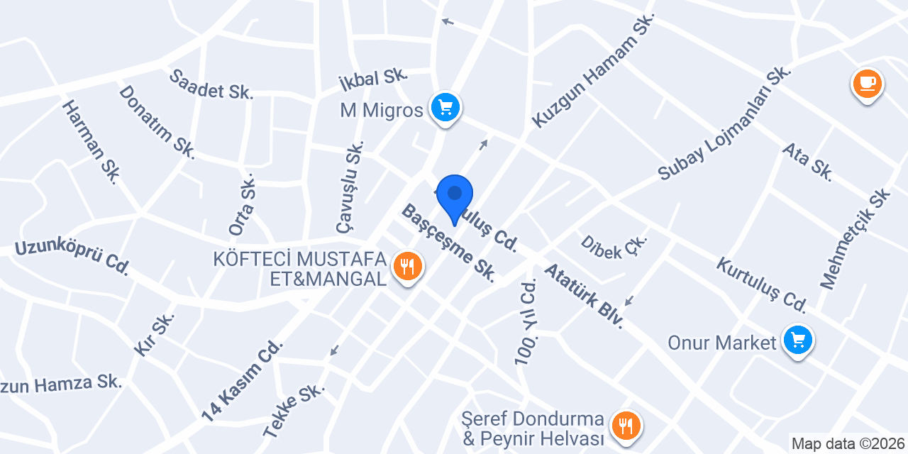 Halkbank Malkara Şubesi konumu