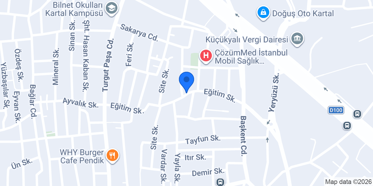 EMS Studio Pendik konumu