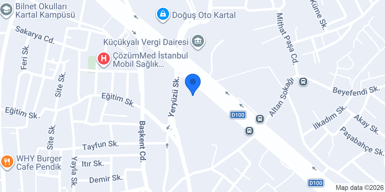 Kuveyt Türk - Pendik E-5 konumu