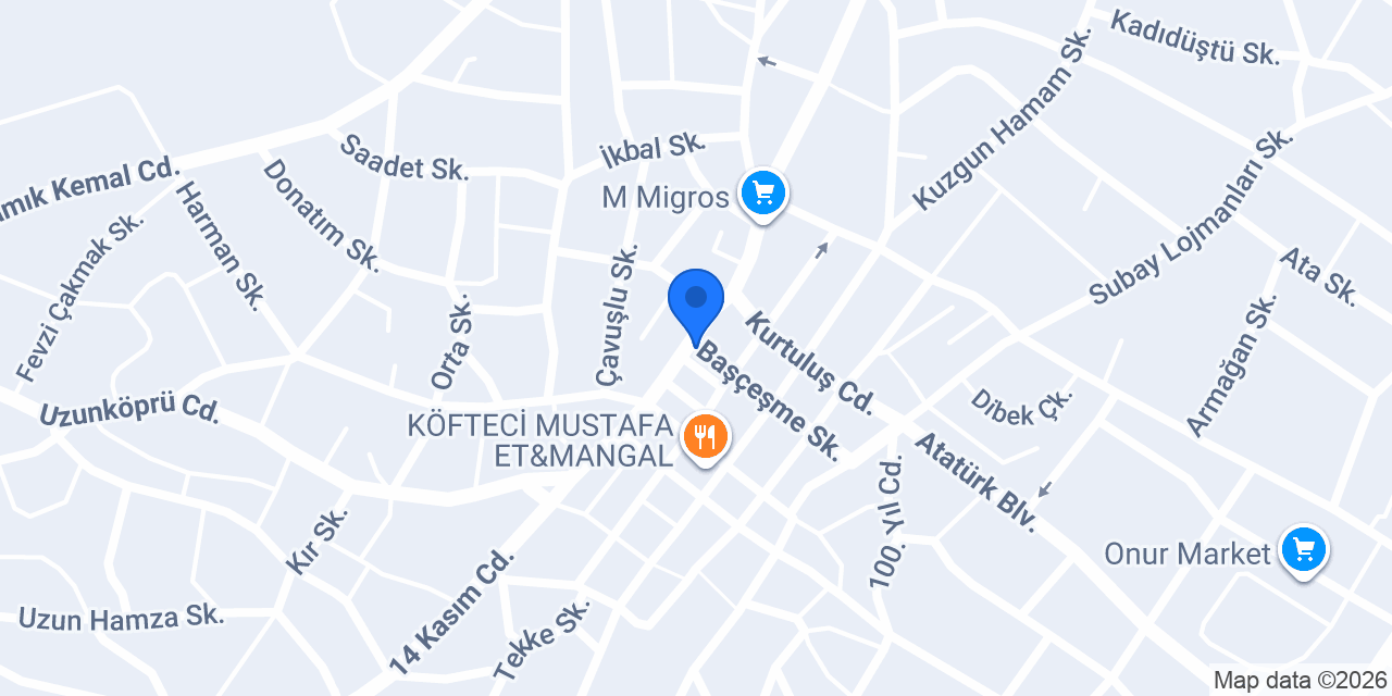Malkara Müftülüğü konumu