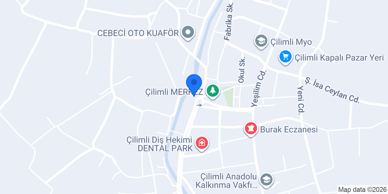 Çilimli Pastanesi konumu
