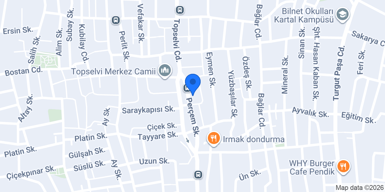 Nefis Pizza Casa (Kartal) konumu