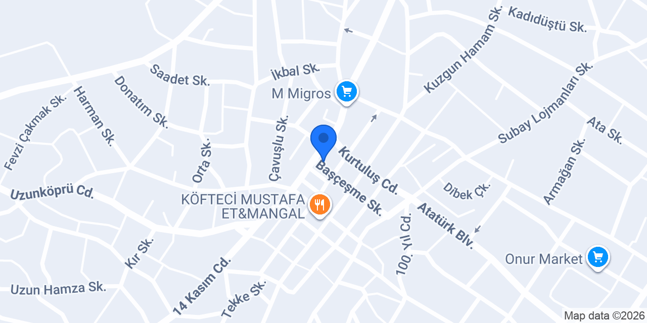 Malkarataksi/Ferhat tokuroğullari konumu