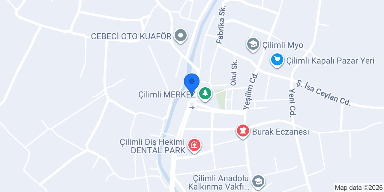 Çilimli Polis Merkezi Amirliği konumu
