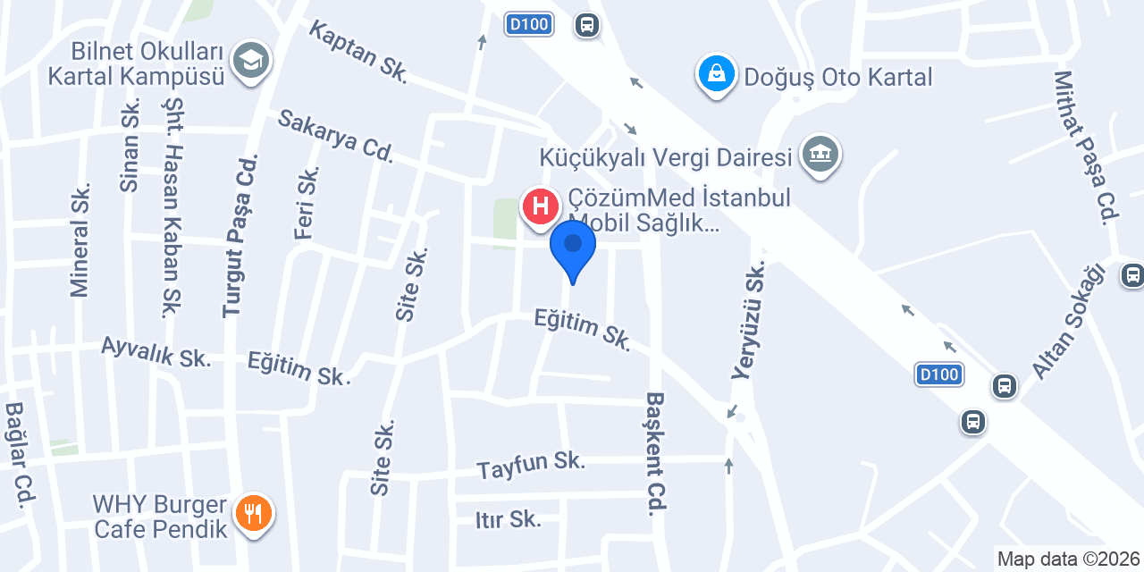 AAB YAPI İNŞAAT A.Ş. GENEL MERKEZ konumu