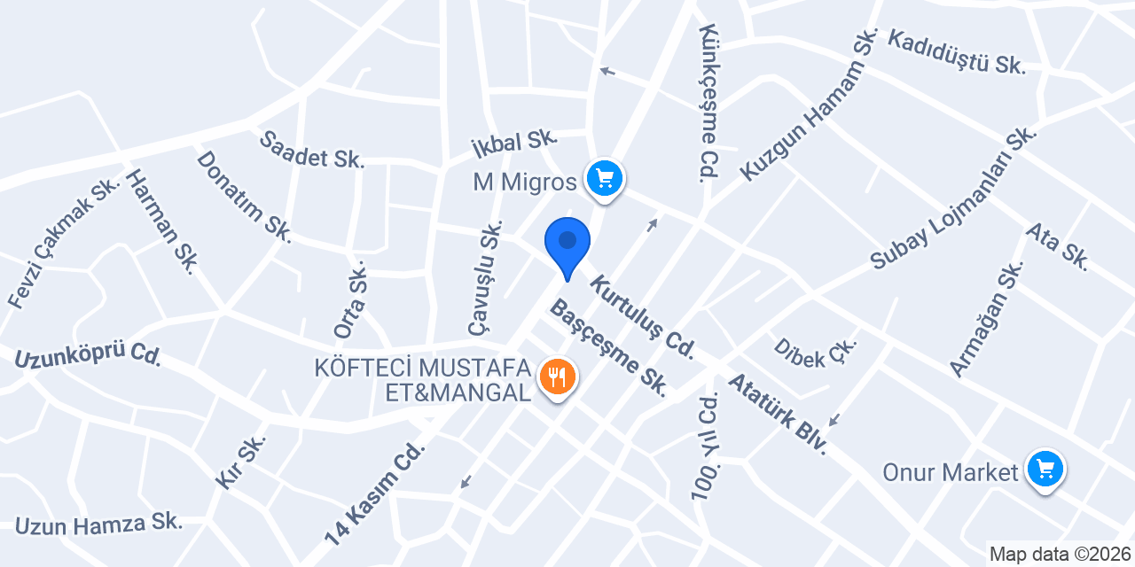 Kurukahveci Hüseyin Tekinsoysal konumu
