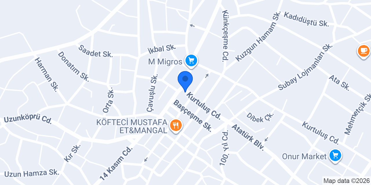 Bonaletti Yatak & Mobilya konumu