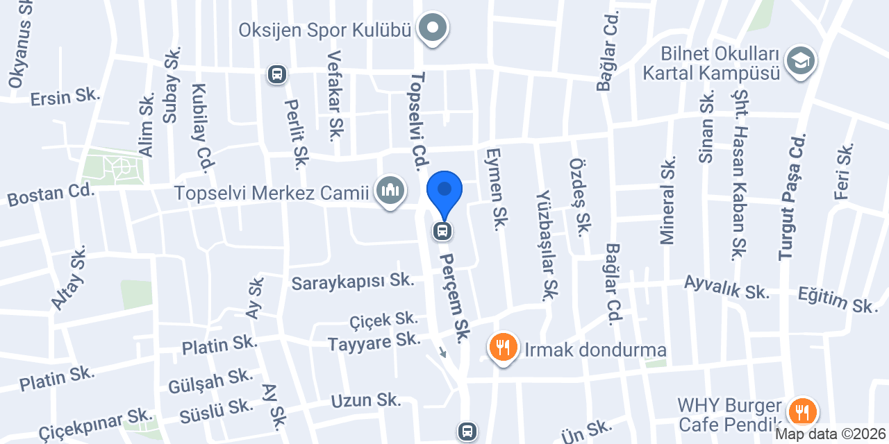 Güllüoğlu Et konumu