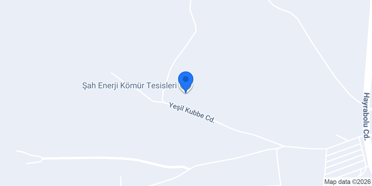 Şah Enerji Kömür Tesisleri konumu