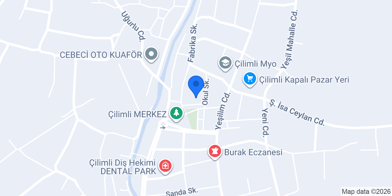 Çilimli Tarım Kredi Kooperatifi konumu