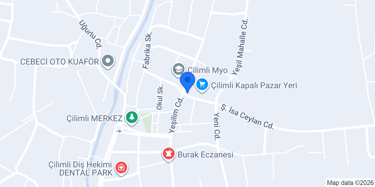 Çilimli SAİT Çiğköfte konumu